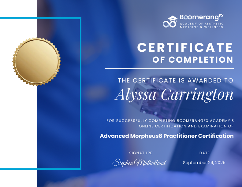 Morpheus8 Practitioner Certification